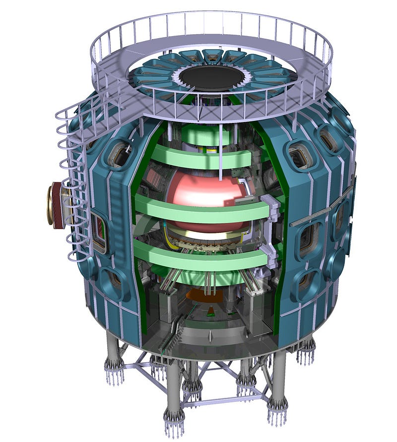 General view of the DTT tokamak mechanical assembly
